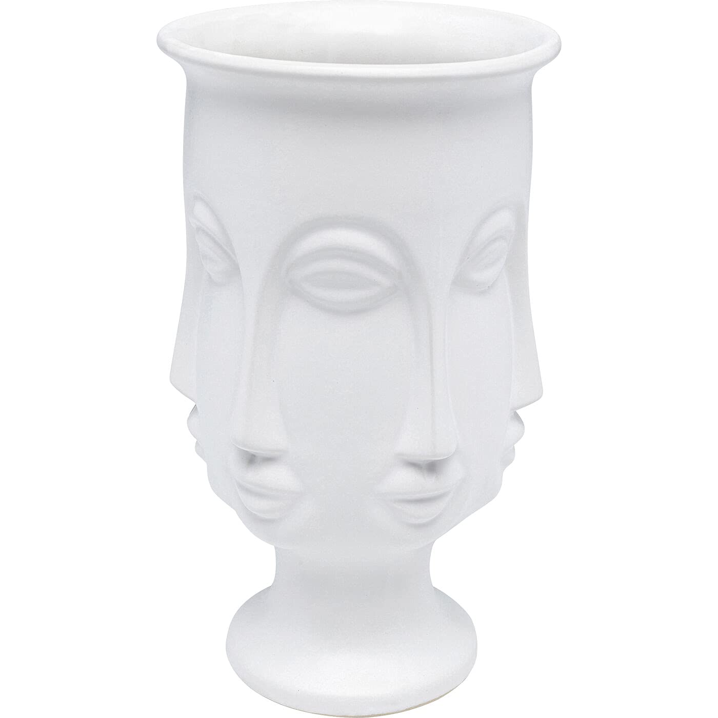 kare-design-deko-vase-caras-blumenvase-wei-27-cm-keramik image 3