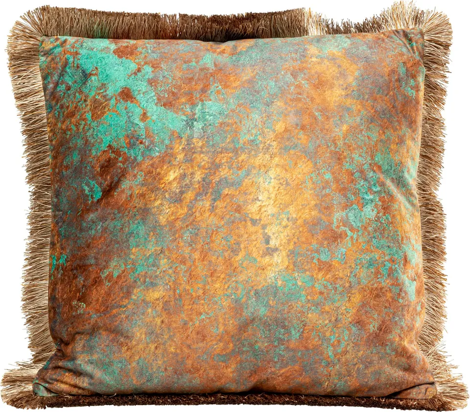 kare-design-antique-fringe-kissen-45x45-cm-braun image 1