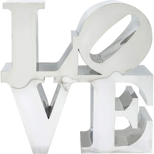 kare-design-love-dekoobjekt-metall-silber-40-x-100-x-100-cm image 1