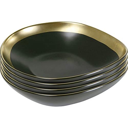 kare-design-teller-tief-vibrations-19-cm-keramik-teller-dunkelgr-n-mit-goldrand image 6