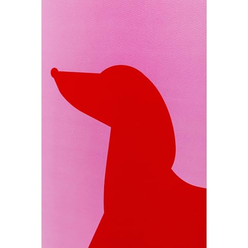 kare-design-wandbild-dog-frankie-2er-set-40x30-cm-rot-pink-gerahmt image 7