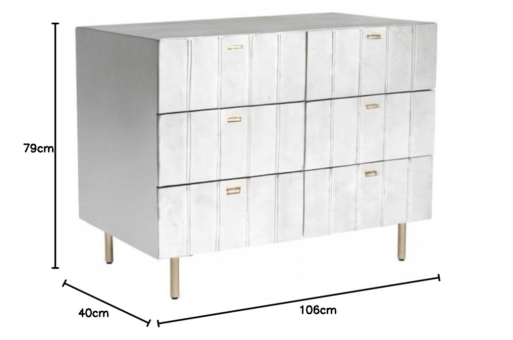 kare-design-kommode-venice-line-silber-89x106x40-cm-mit-6-schubladen image 3