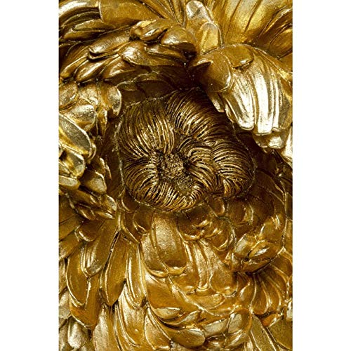 kare-design-wandschmuck-peony-wanddeko-blume-gold-50x50x12-cm image 8