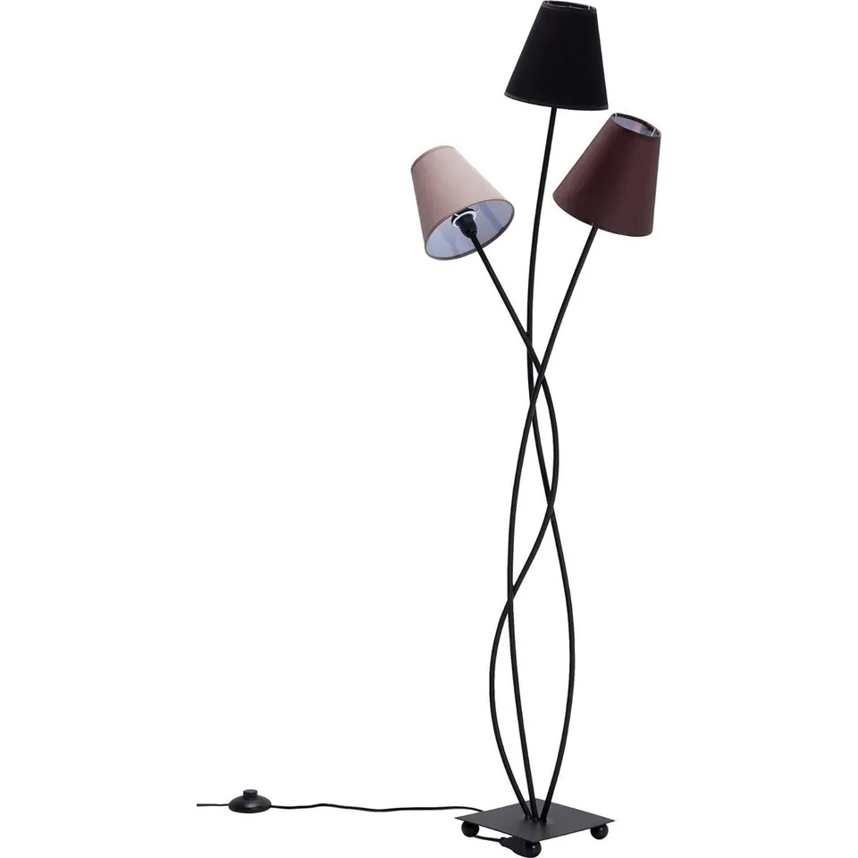kare-design-flexible-mocca-stehleuchte-schwarz-braun-130x50x18-cm image 1