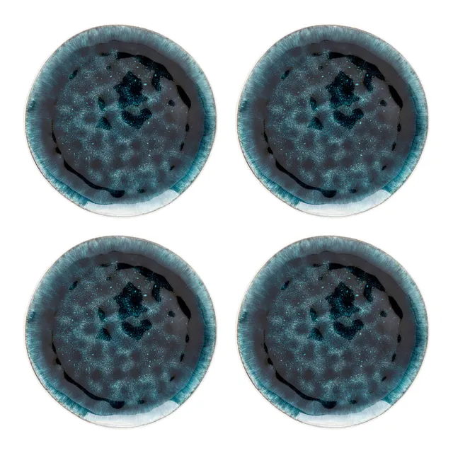 kare-design-teller-azur-essteller-set-4-teilig-blau-21-cm-steingut image 1
