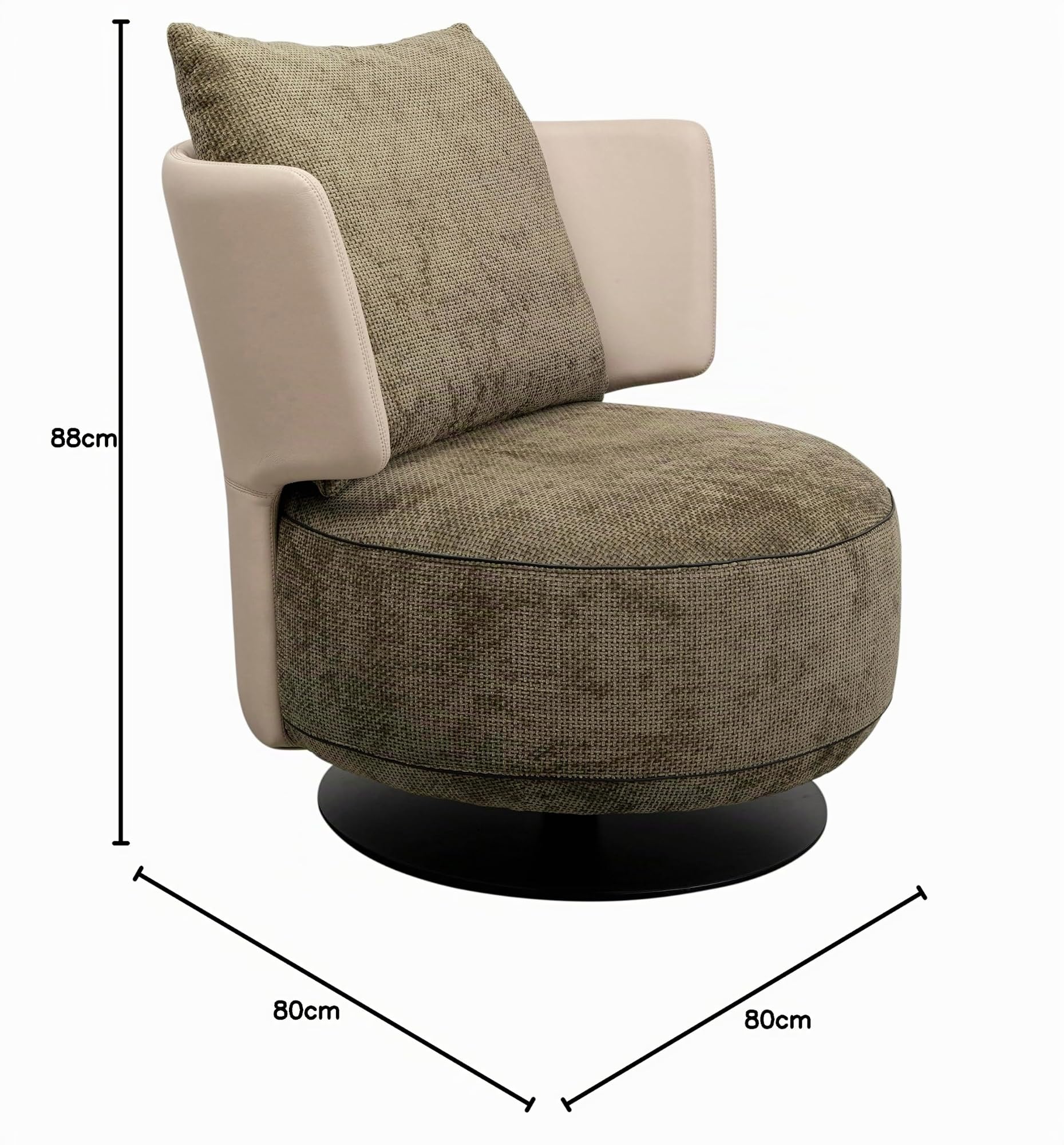 kare-design-sessel-josh-braun-360-drehbarer-polstersessel-samtoptik-88x80x80-cm image 3
