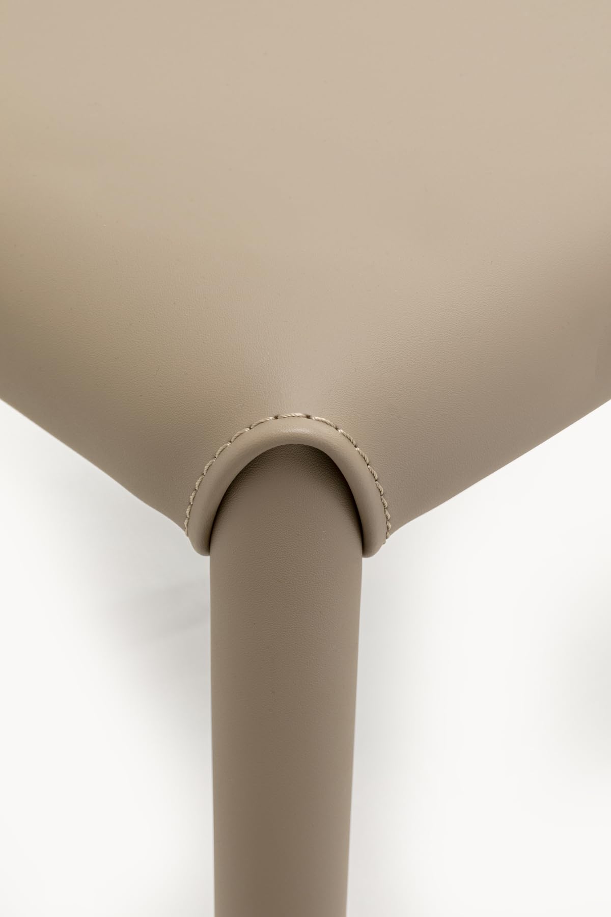 kare-design-hocker-monza-hellgrau-35x35x46-cm-sitzhocker-lederoptik-mit-stahlf-e image 5