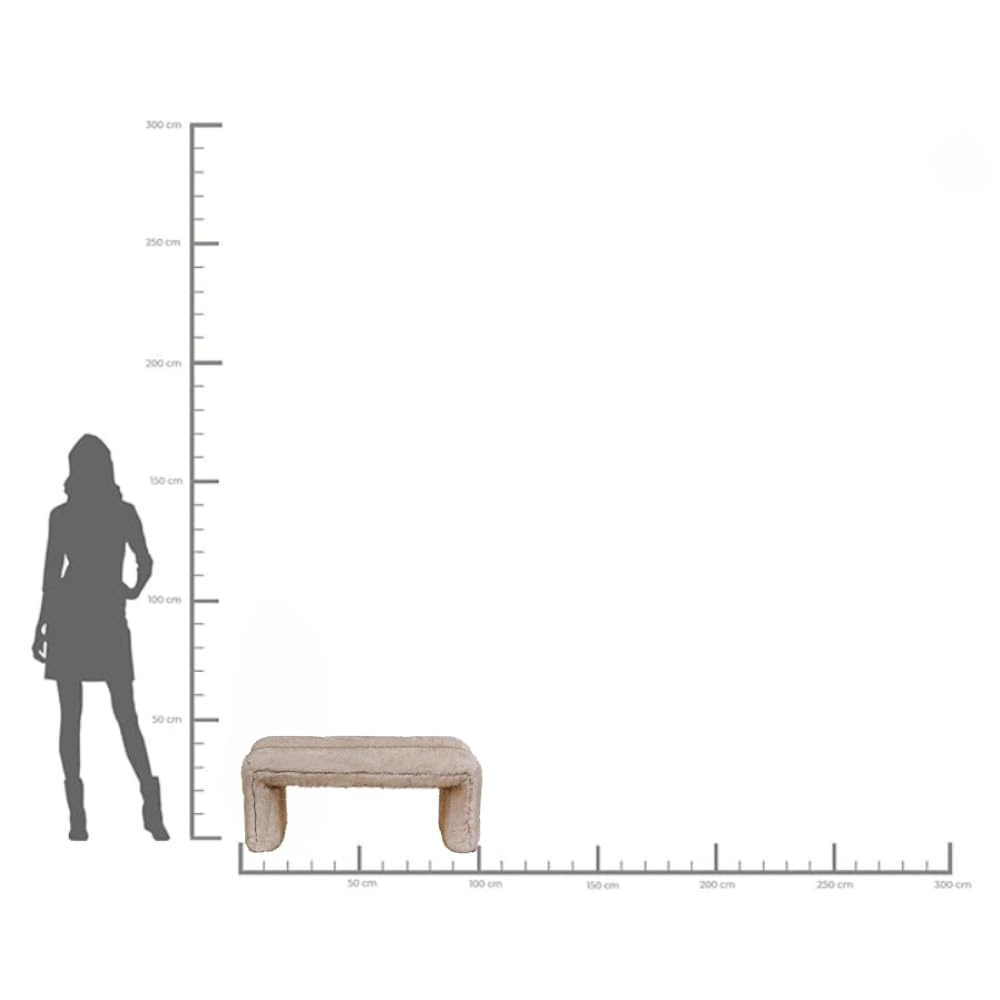 kare-design-lilja-soft-bank-beige-schmale-polsterbank-kunstfell-sitzh-he-42-cm-1 image 2