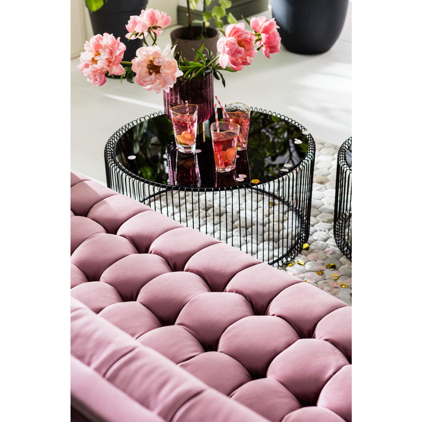 kare-design-milchbar-velvet-3-sitzer-sofa-rose-samt-233x86-cm image 2