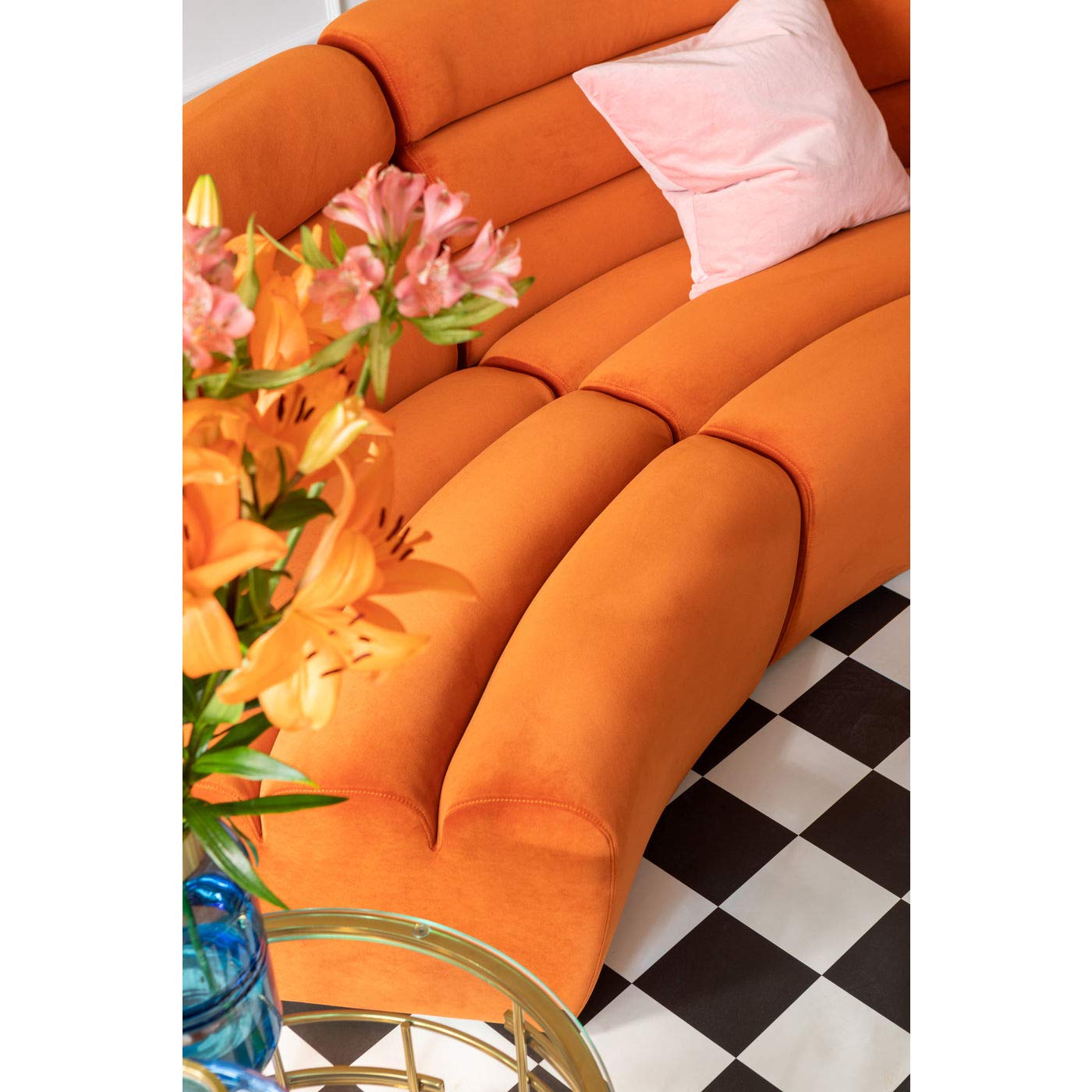 kare-design-wave-sofaelement-orange-samtoptik-109x84-cm image 4