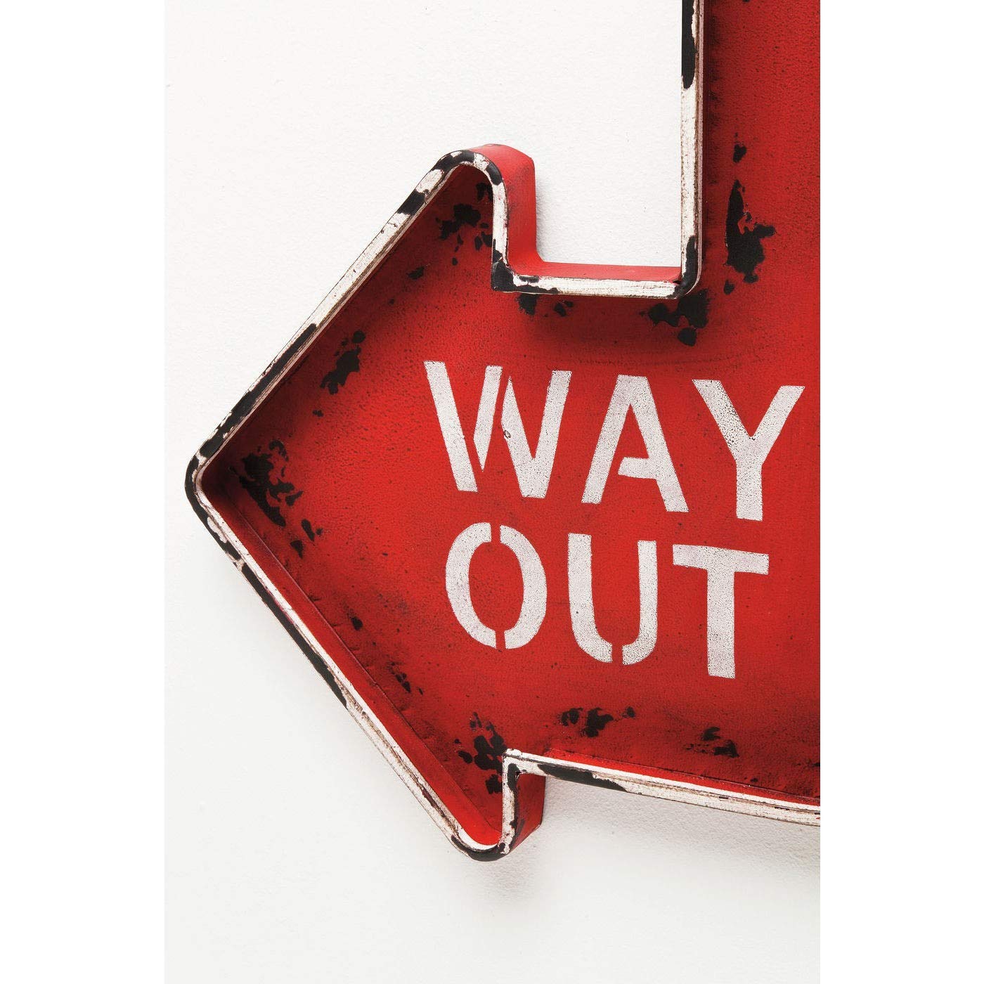 kare-design-exit-wandschmuck-rot-eisen-81-5x49-5-cm image 2