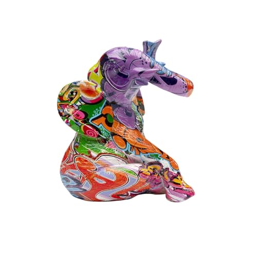 kare-design-deko-elefanten-zirkus-graffiti-2er-set-22x50x18-cm image 8