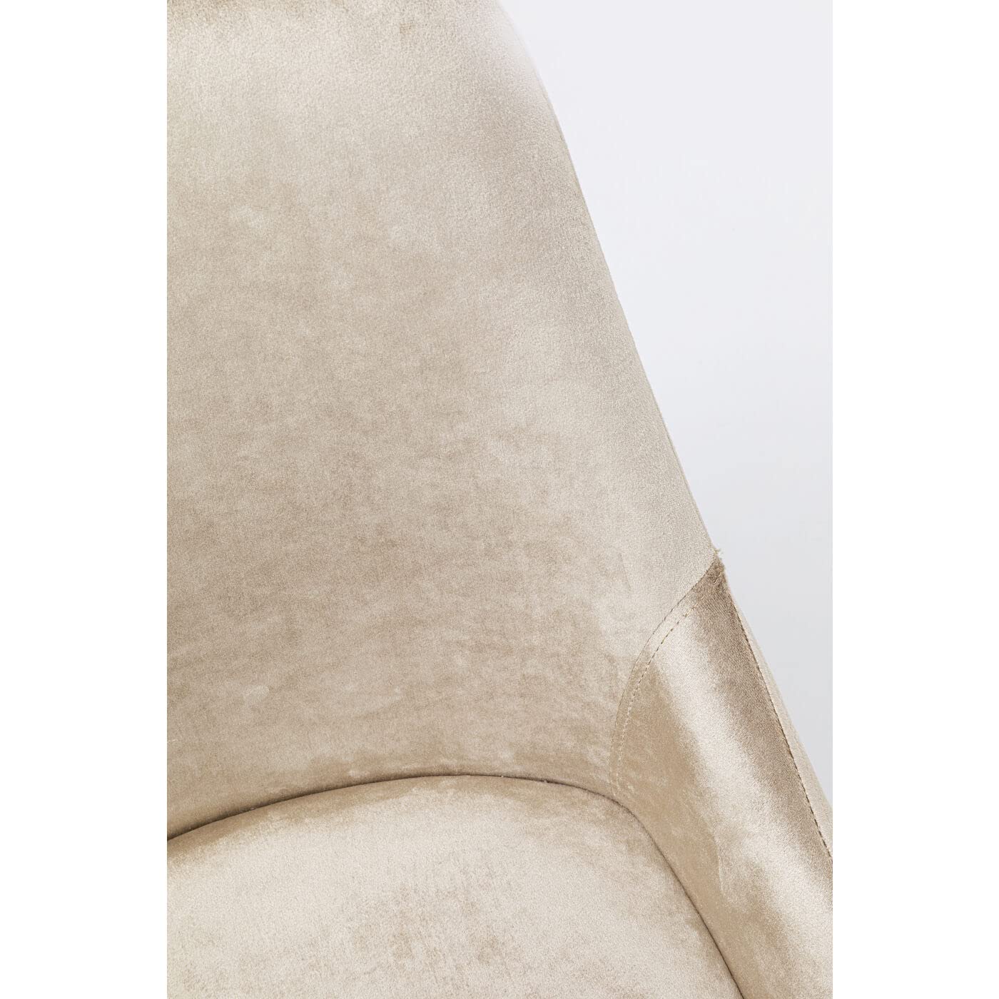 kare-design-east-side-pearl-esszimmerstuhl-champagne-samtoptik-89x52x60-cm image 6