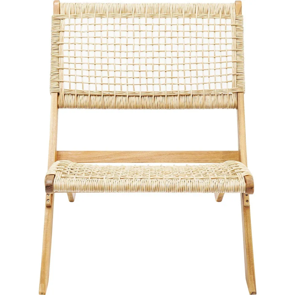 kare-design-klappsessel-copacabana-braun-73x78x60-cm image 1