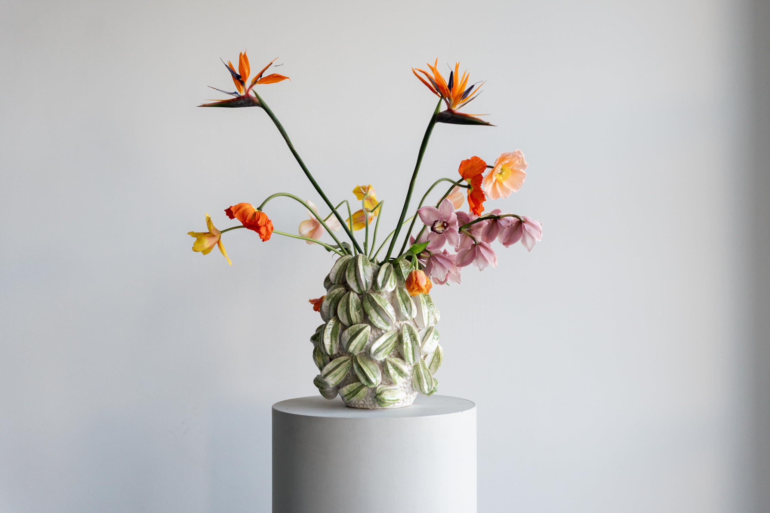 kare-design-vase-carambola-gr-n-deko-vase-steinzeug-36-5-cm-mit-frucht-motiv image 2