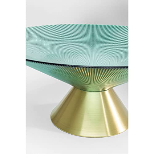 kare-design-schale-birdie-deko-schale-35-cm-glas-gr-n-gold-mit-messingfu image 8