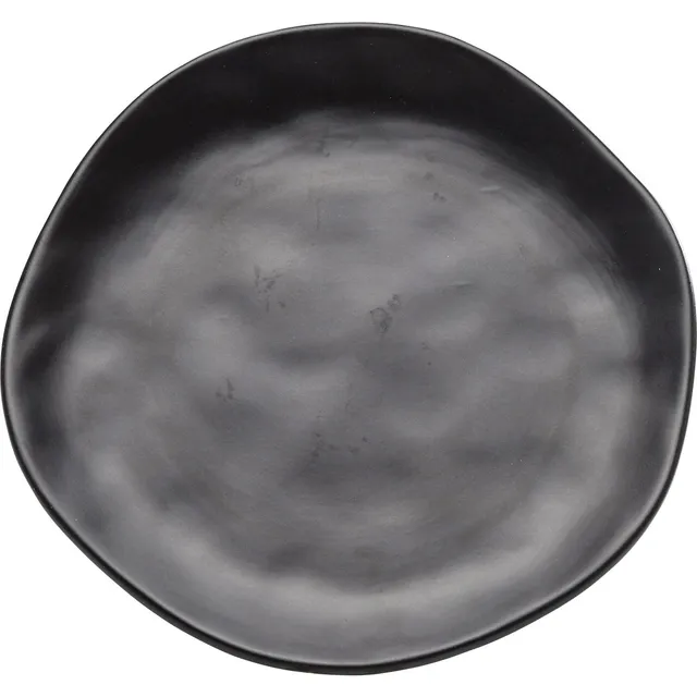 kare-design-teller-organic-geschirr-set-16-teilig-schwarz-keramik image 1