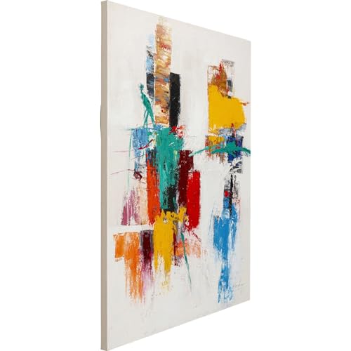 kare-design-be-happy-wandbild-bunt-150x120cm-handarbeit image 8