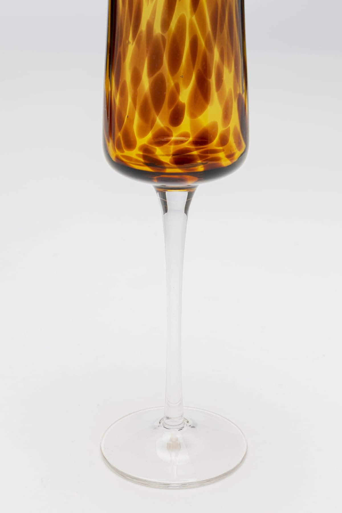 kare-design-caramel-sektglas-set-4-teilig-braun-210ml-goldrand image 4