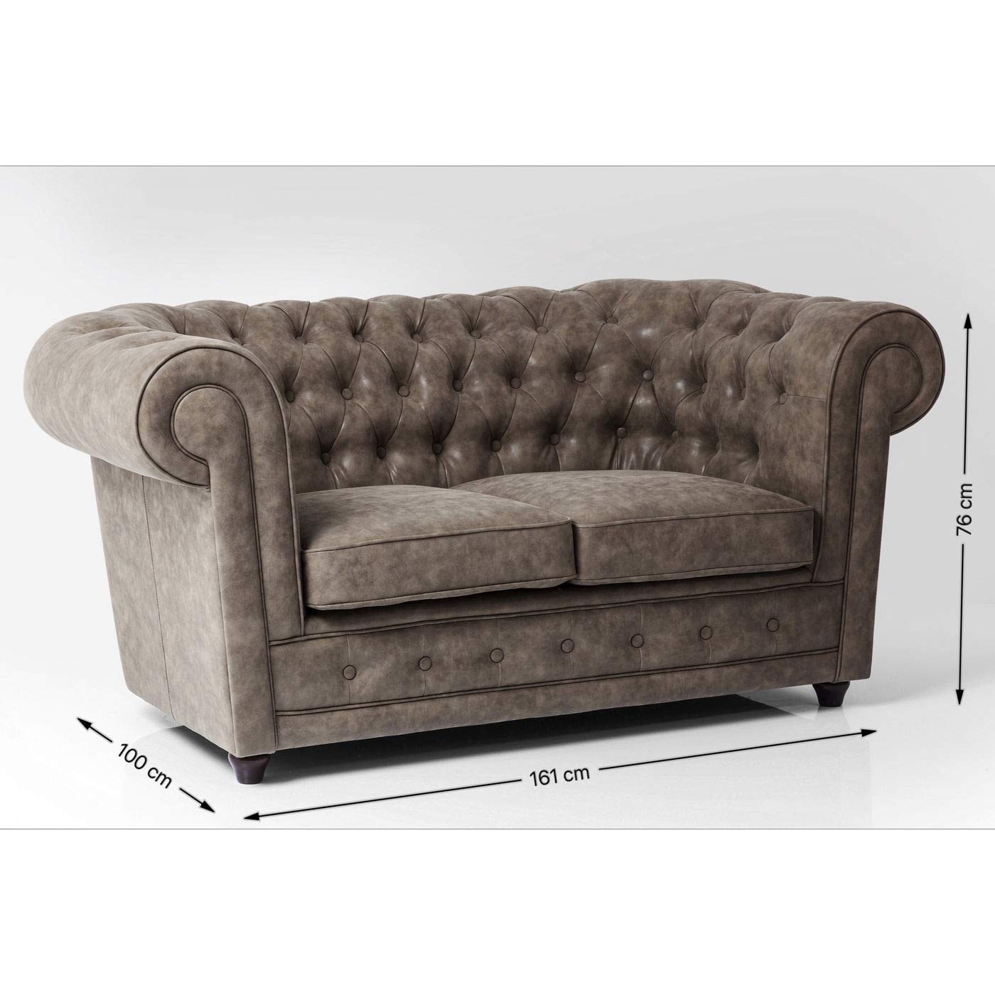 kare-design-oxford-2-sitzer-sofa-econo-vintage-lederoptik image 2