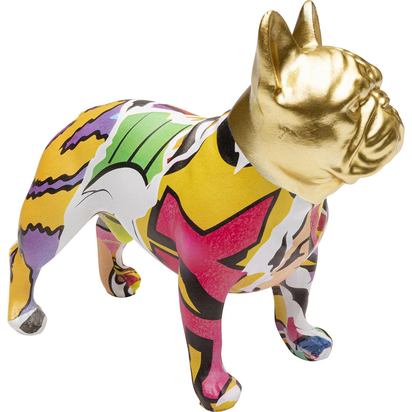 kare-design-deko-figur-graffiti-dog-mehrfarbig-handbemalter-hund-15x8x16-cm image 5