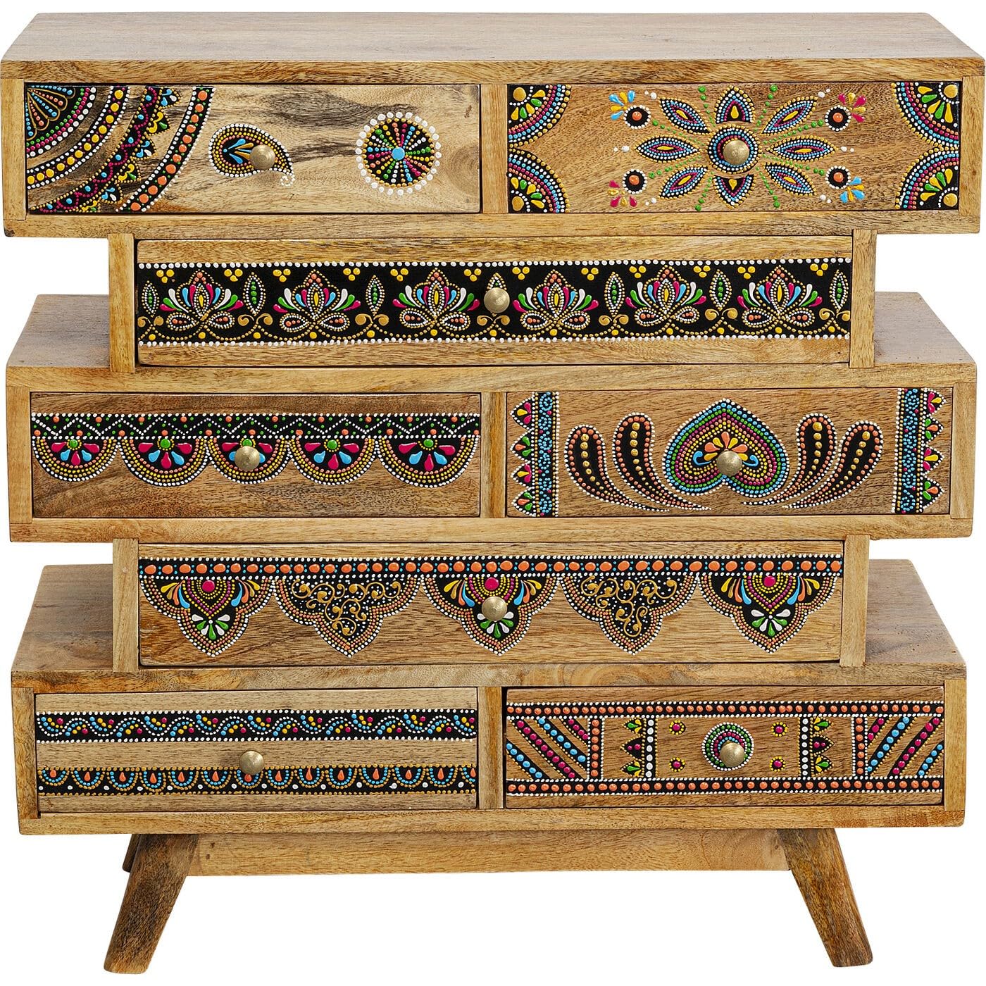 kare-design-menorca-butterfly-kommode-8-schubladen-mango-massivholz-braun-65x65x image 1