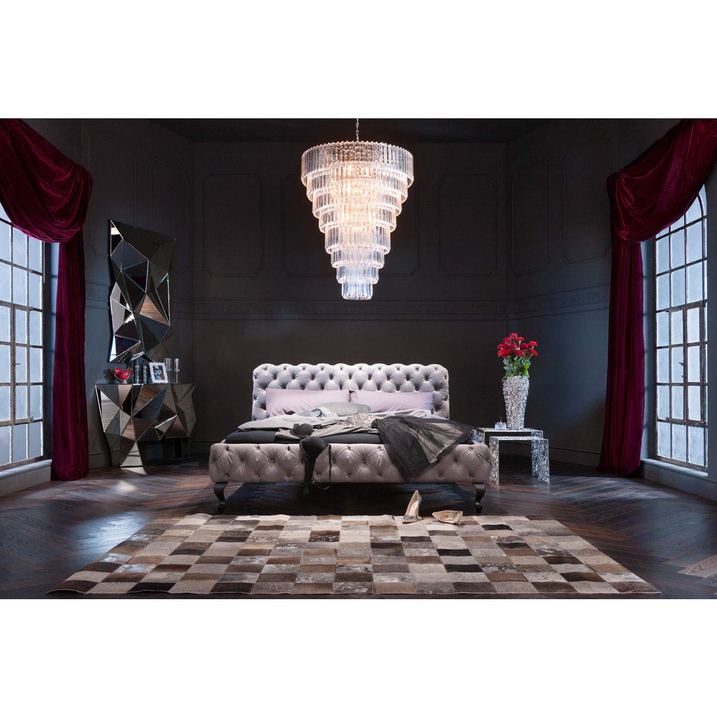 kare-design-teppich-cosmo-grey-fur-patchwork-200x300-cm-grau-silber image 3