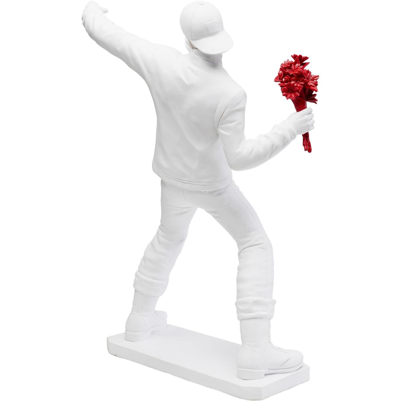 kare-design-deko-figur-street-art-bouquet-wei-67x42x24-cm image 3