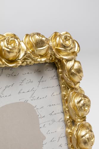 kare-design-bilderrahmen-rose-blossom-gold-rosen-motiv-wohnzimmer image 8