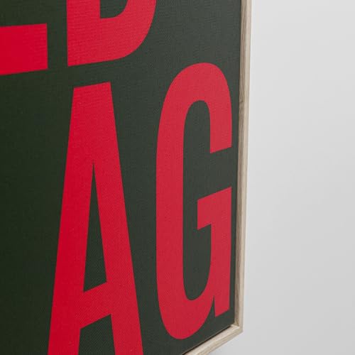 kare-design-wandbild-red-flag-60x40-cm-gerahmt-mehrfarbig image 8