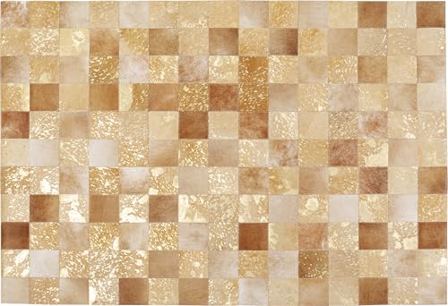 kare-design-teppich-vegas-fur-patchwork-240x170-cm-beige-braun-gold image 6
