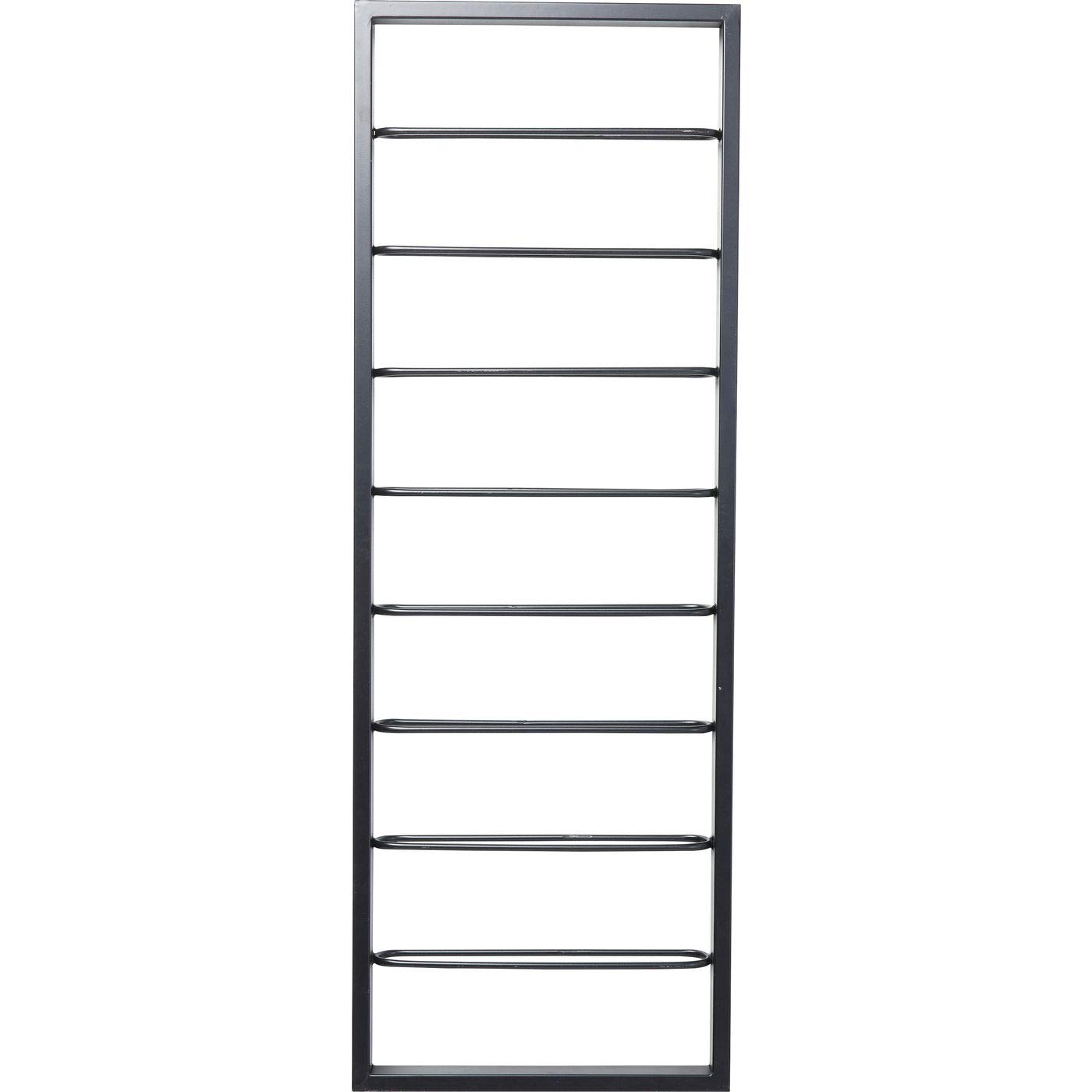 kare-design-h-ngeweinregal-bistro-schwarz-stahl-120x42x6-cm image 5