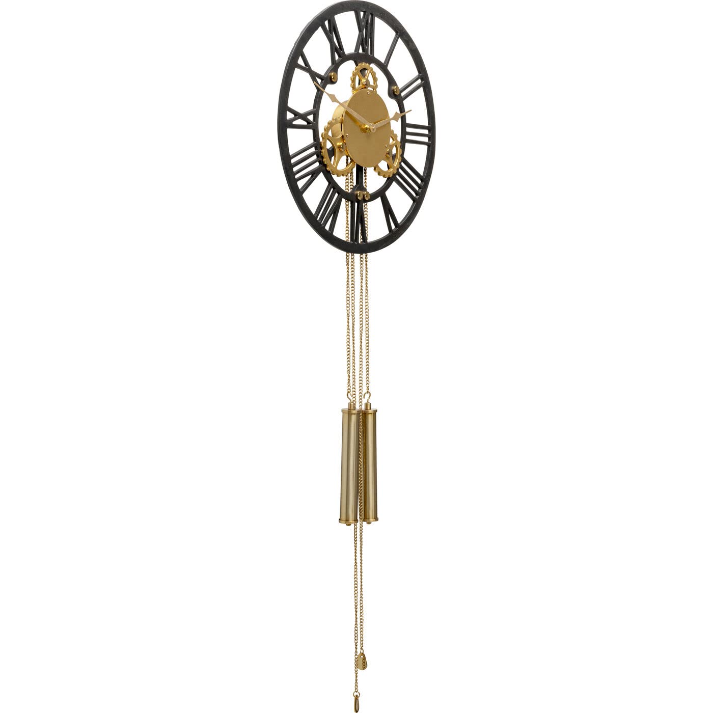 kare-design-wanduhr-clockwork-schwarz-gold-126x46-cm-xl-vintage-industrial image 3
