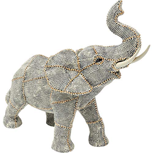 kare-design-deko-figur-walking-elephant-grau-27x29x14-cm image 6