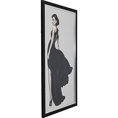 kare-design-bild-frame-diva-audrey-hepburn-schwarz-gerahmt-172x108-cm image 7