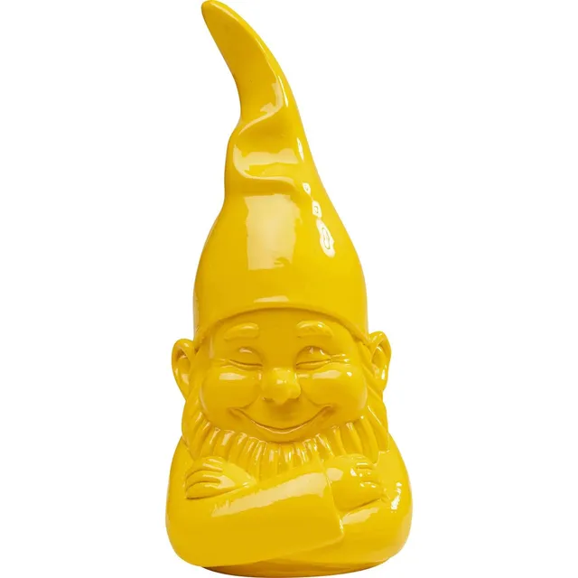 kare-design-deko-figur-zwerg-gelb-21x10x9-cm-polyresin image 1