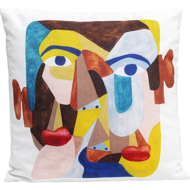 kare-design-kissen-artistic-face-deko-kissen-45x45-cm-bunt-mit-gesicht-reissvers image 1