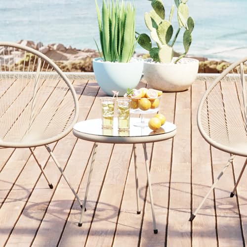 kare-design-acapulco-mono-beistelltisch-greige-runder-glastisch-indoor-outdoor-r image 6