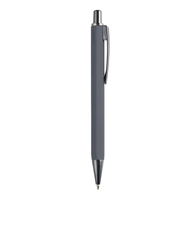 cedon-kugelschreiber-anthrazit-druckkugelschreiber-aluminium-sechseckig image 1