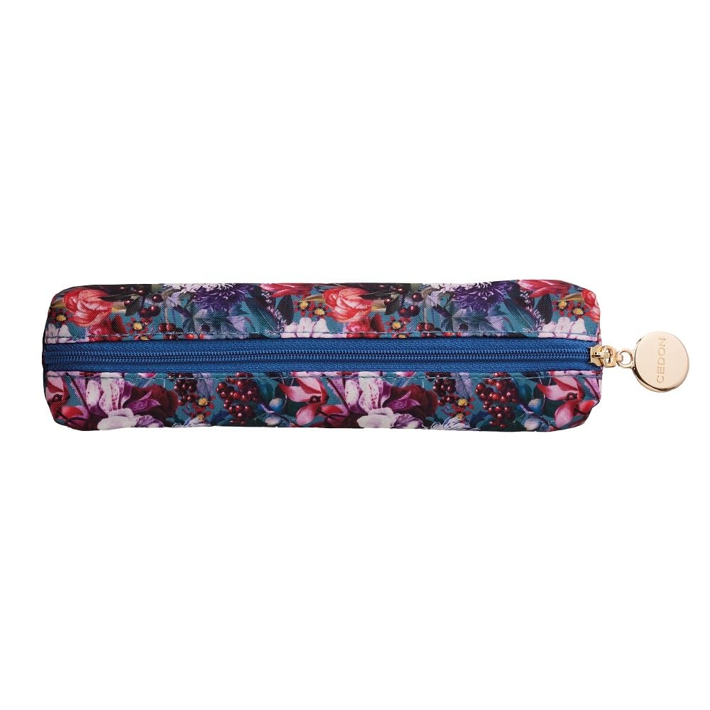 cedon-easy-pencil-case-blumenbouquet-petrol-federm-ppchen image 1