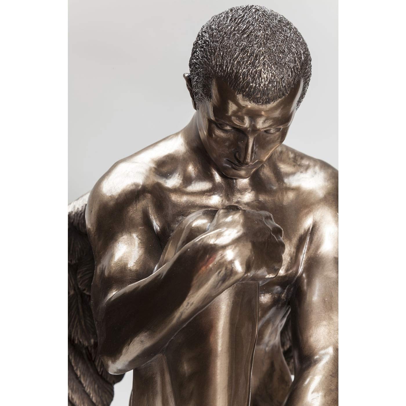 kare-design-nude-sad-angel-dekofigur-sitzender-engel-braun-63x48x32-cm image 6