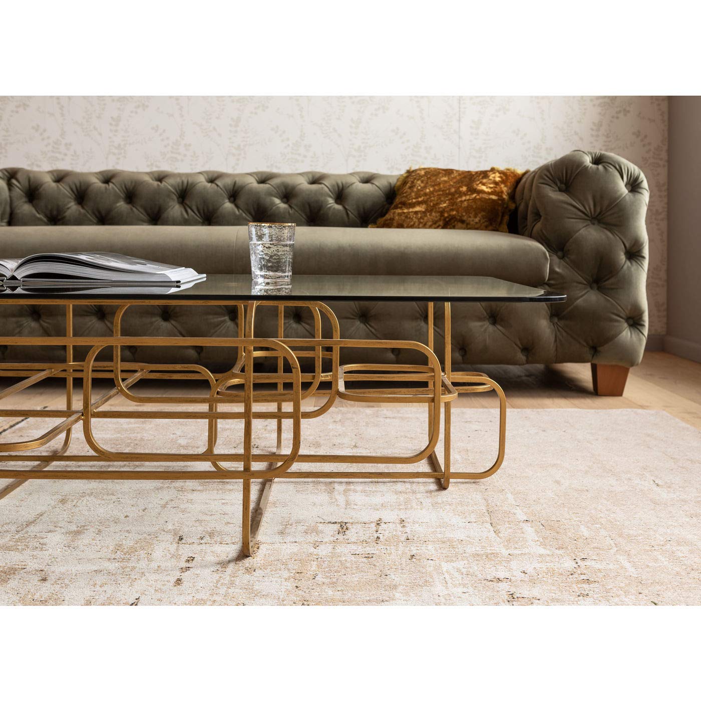 kare-design-couchtisch-meander-gold-140x36x80-cm image 7