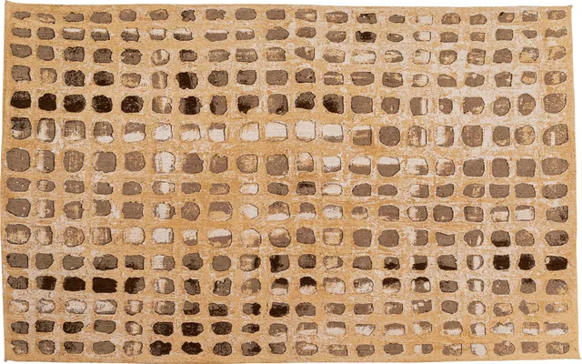 kare-design-teppich-glitter-curtain-braun-240x170-cm-baumwolle-gemustert image 1