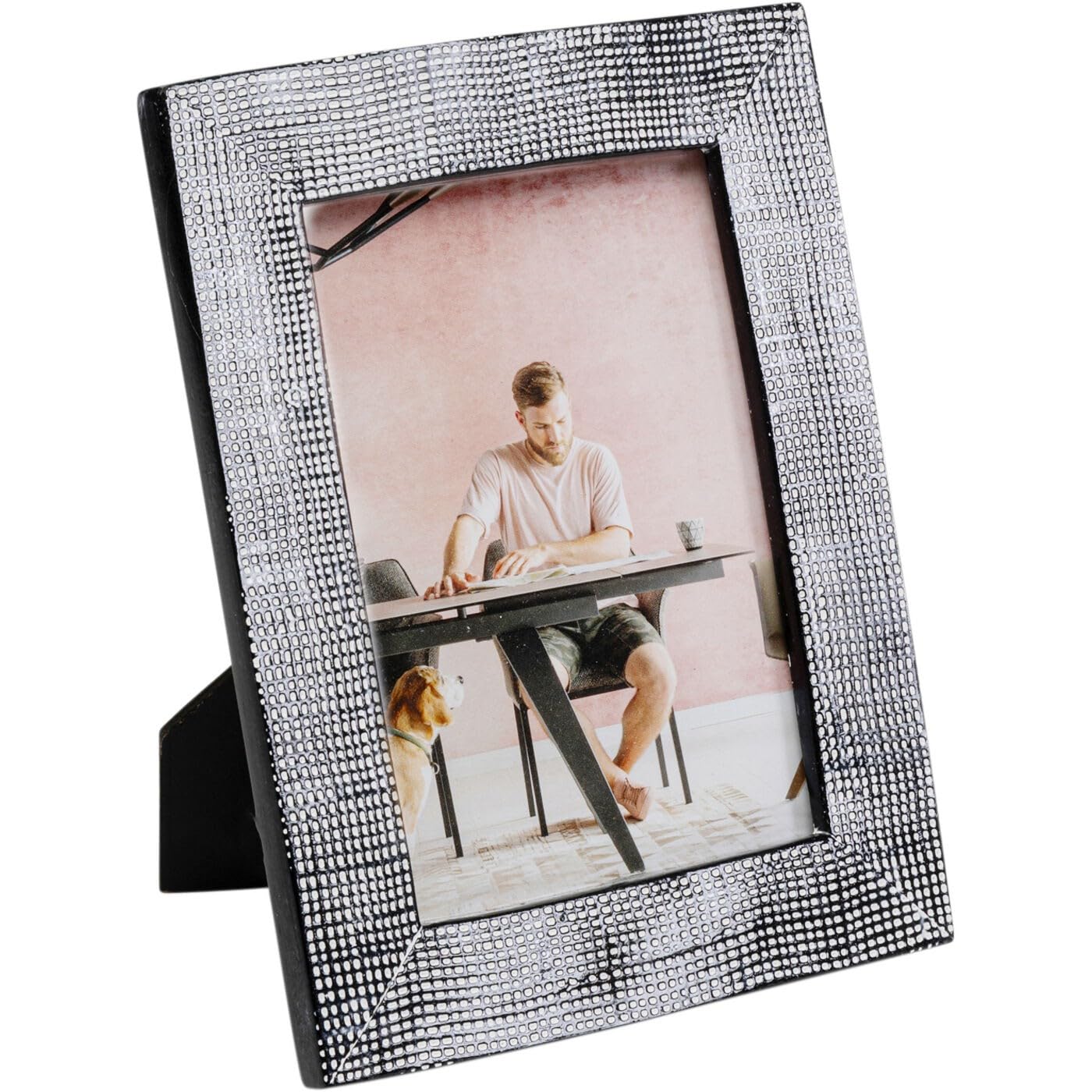 kare-design-lita-bilderrahmen-22x17-cm-schwarz-wei image 3