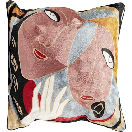 kare-design-art-line-two-face-kissen-mehrfarbig-50x50-cm-mit-reissverschluss-und image 6