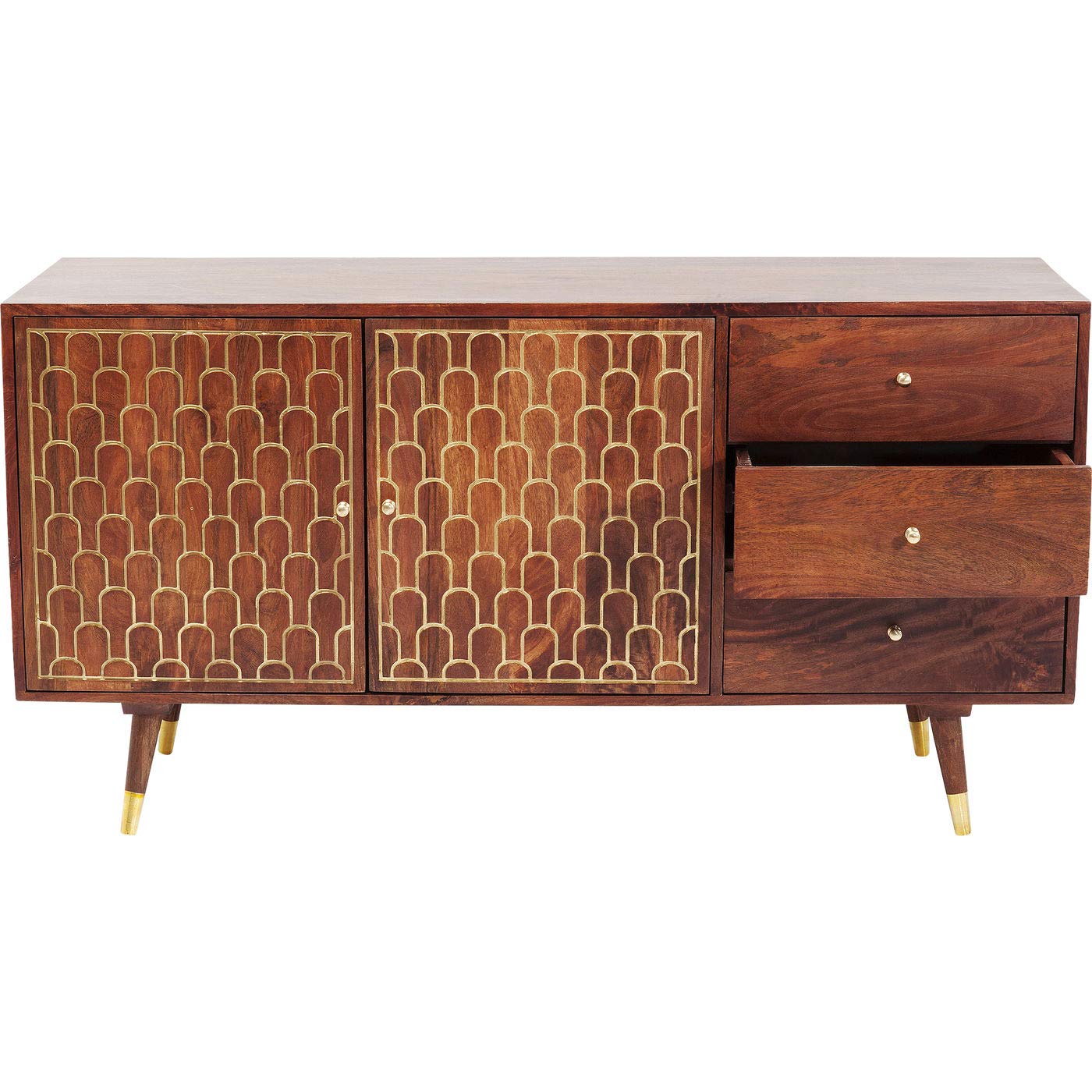 kare-design-sideboard-muskat-braun-75x145x45-cm-kommode-3-schubladen-2-t-ren-gol image 7
