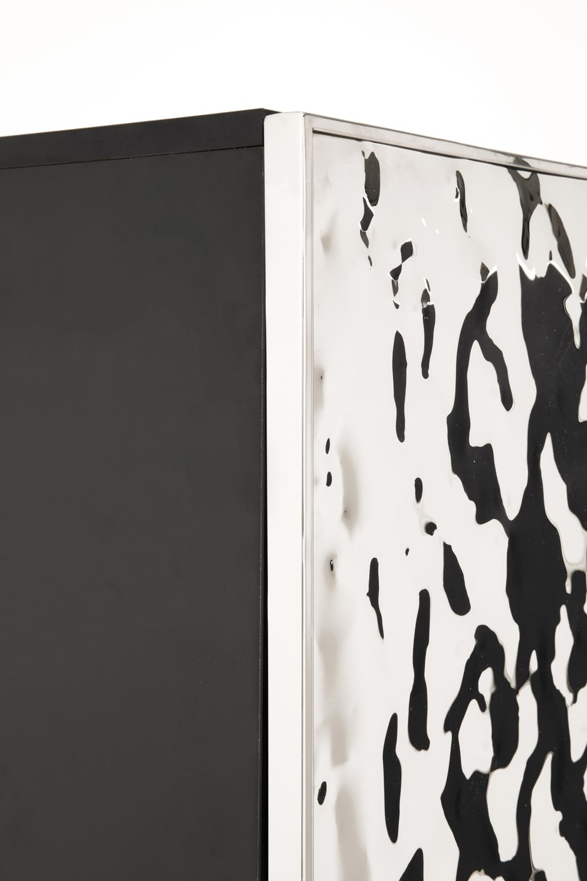 kare-design-schrank-carino-hochschrank-silber-schwarz-chrom-160x80x39-cm-push-to image 4