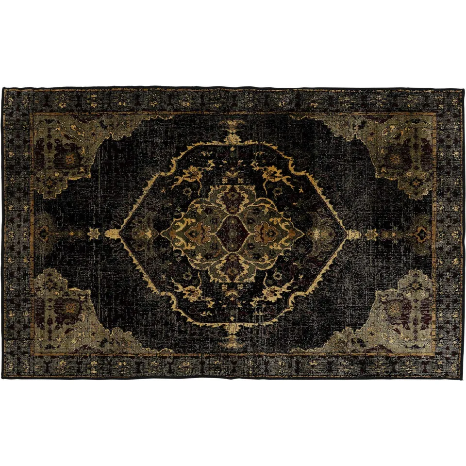 kare-design-teppich-oranmento-240x170-cm-webteppich-vintage-anthrazit-mit-anti-r image 1
