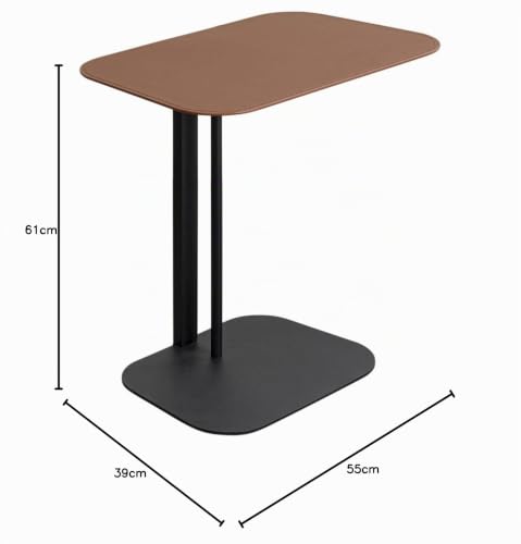 kare-design-beistelltisch-hedi-schwarz-braun-lederoptik-55-cm image 8