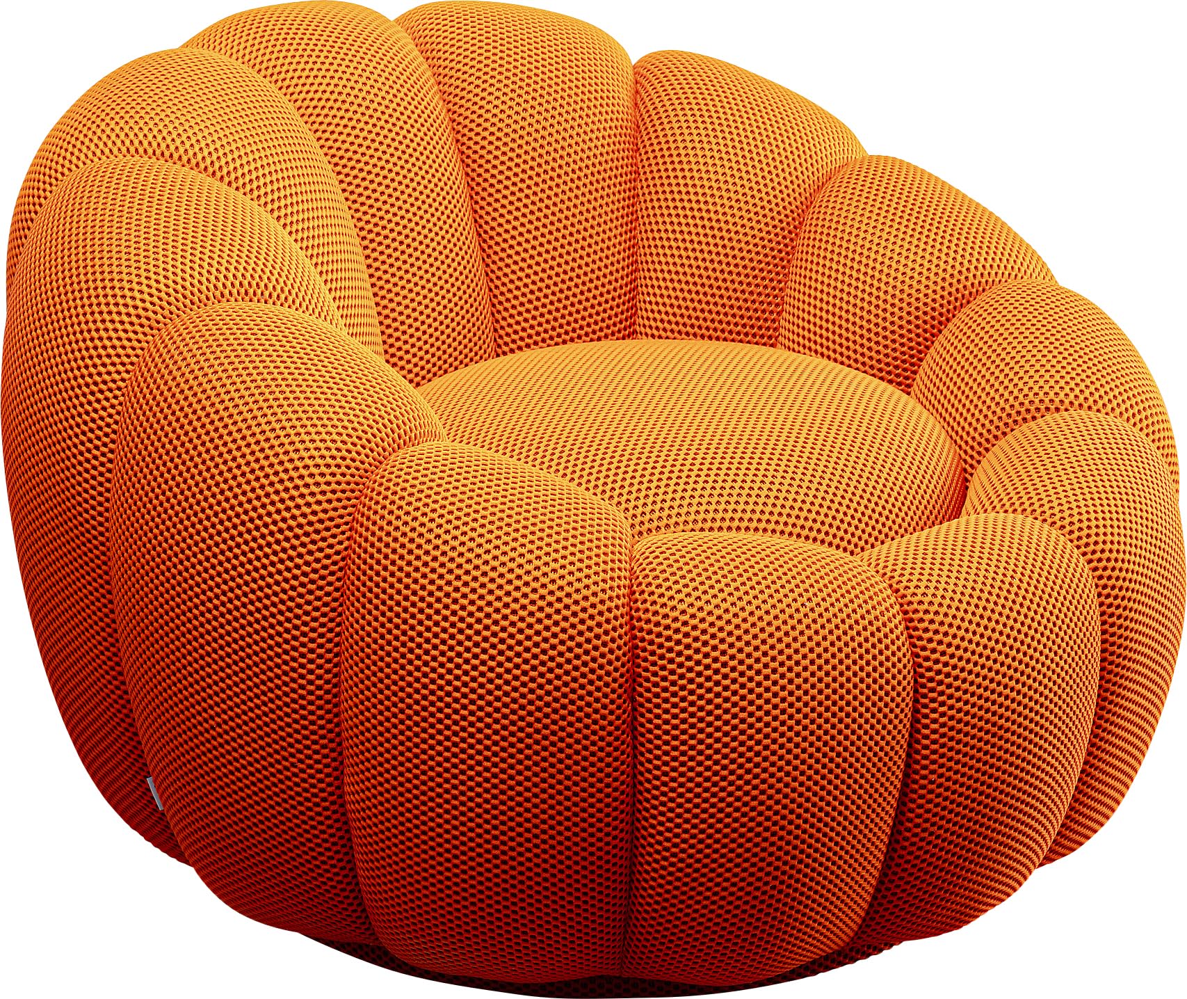 kare-design-peppo-bloom-drehsessel-orange-360-grad-68x94x94-cm image 4